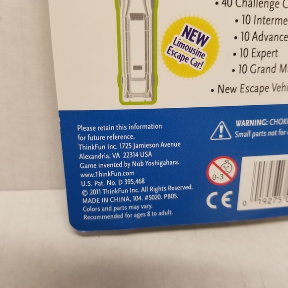 RUSH HOUR CARD SET 3 SEALED Limo Add-On For The Original Traffic Jam Puzzle Game - Picture 5 of 6